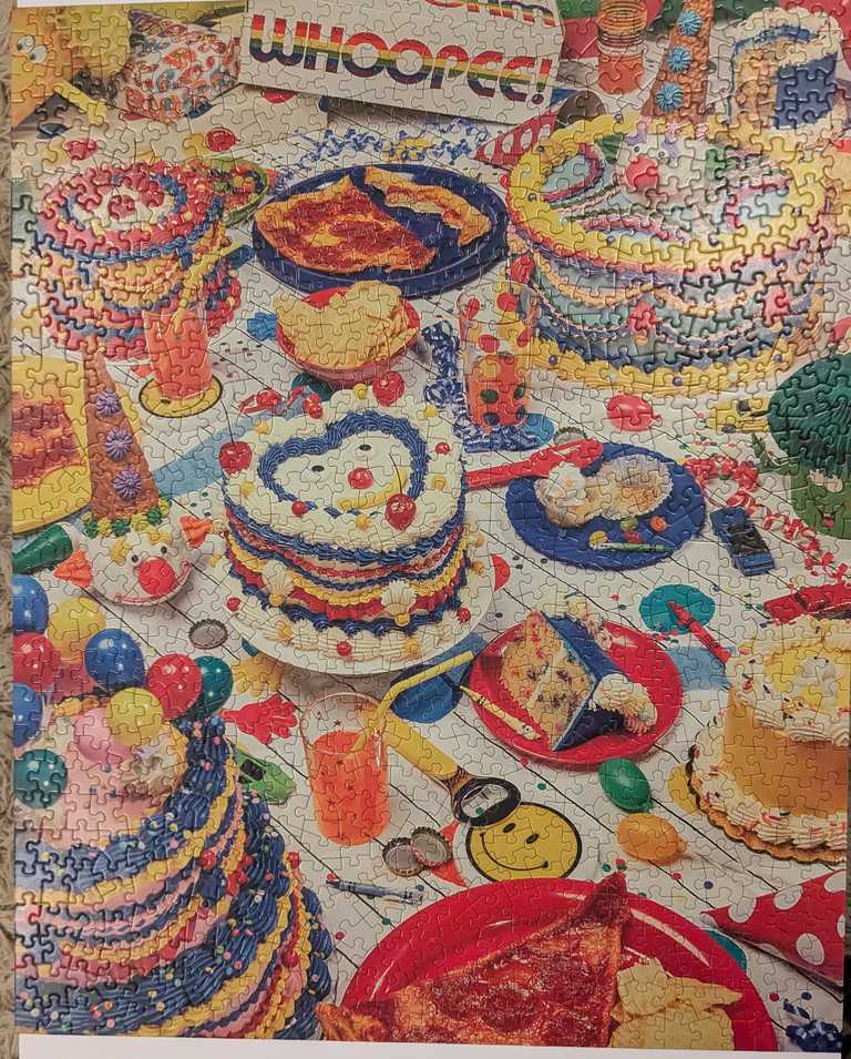 "Happy Birthday" by Le Puzz, in collaboration with Bodega Cakes
