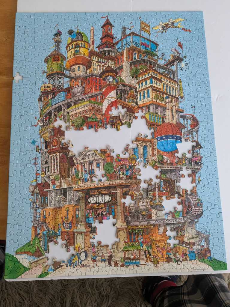 "VerticalVille" by Springbok, progress shot